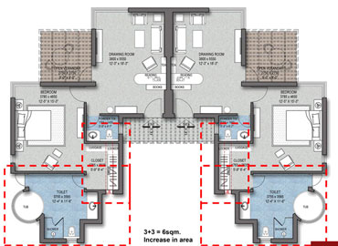 Floor Plan - Villa Type 1A